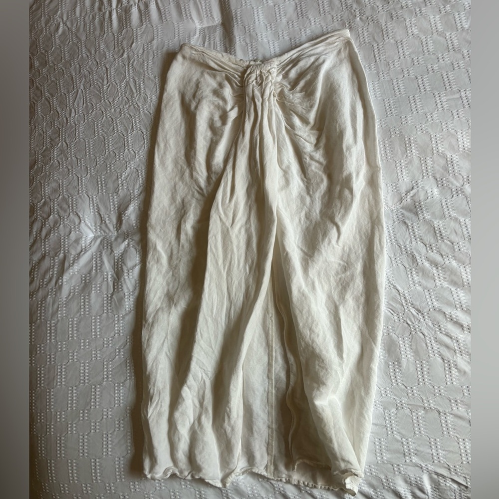 Zara Maxi Linen Skirt